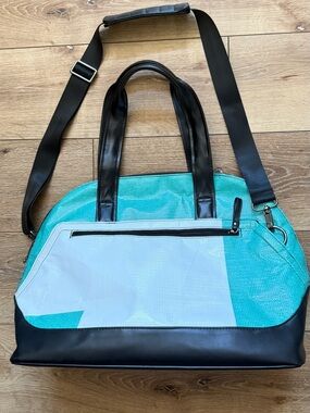 RAREFORM Maya Tote Travel Bag Computer Duffel Carry On Recycled Billboards